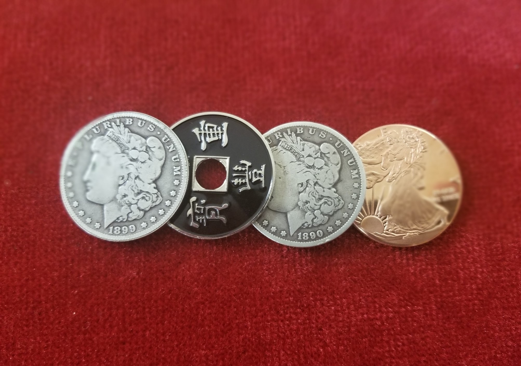 DOLLAR COPPER SILVER BRASS SILVER EDGE EDITION