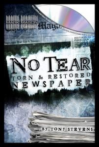 NO TEAR TORN AND RESTORED NEWSPAPER BY TONY STEVENS