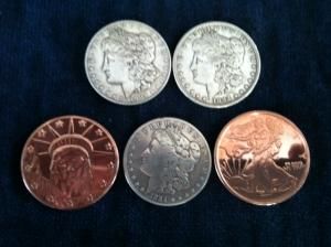 HOPPING HALF MORGAN DOLLAR SET