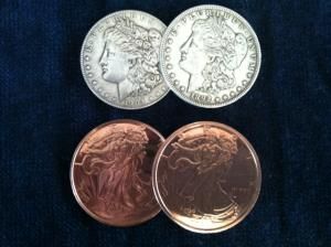 HOPPING HALF MORGAN DOLLAR SET